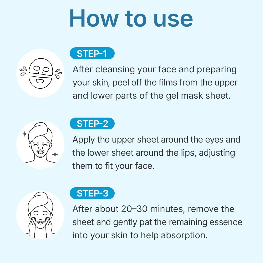 Madeca Lab Hyal Waterfull Glow Gel Mask 1ea - Image 5